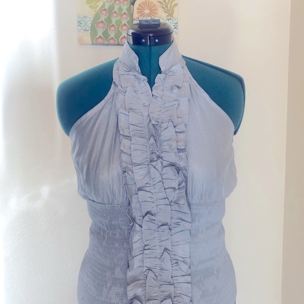 Poetry, silver/grey top size Large